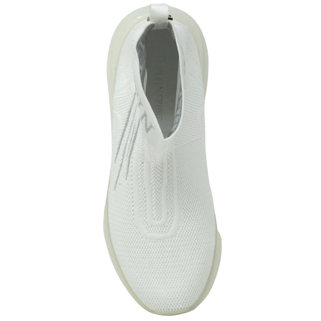 Philipp Plein Sport Hi Top Sock White Sneakers