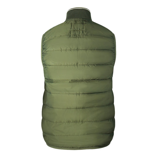 Fred Perry X Lavenham Quilted Green Gilet Jacket