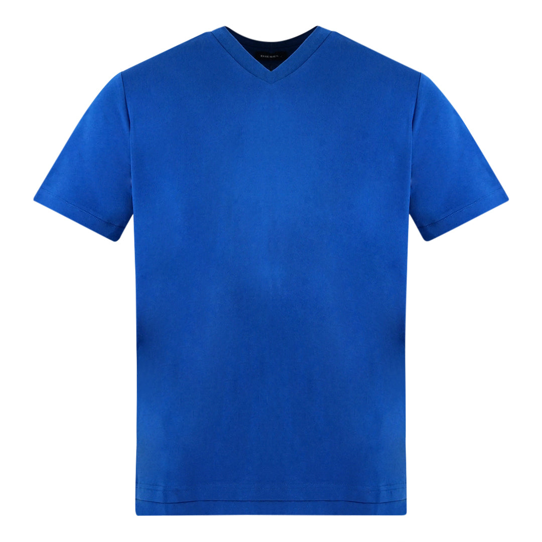 Diesel T Cherubik New Blue V Neck T Shirt