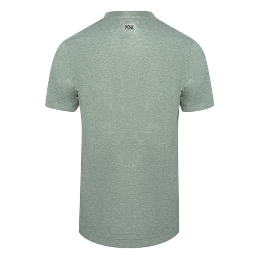 Diesel T Cherubik New Grey V Neck T Shirt