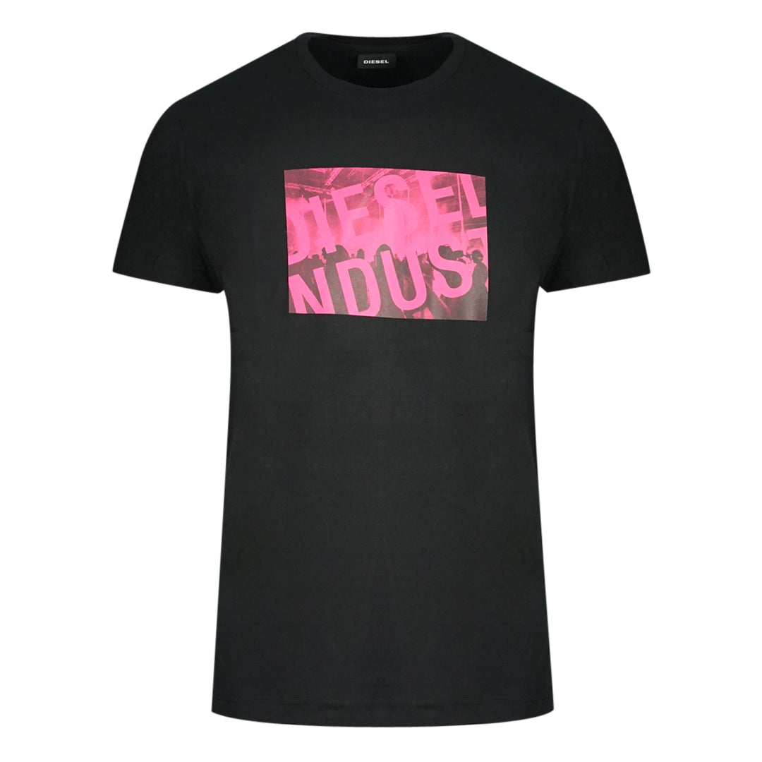 Diesel T Diego K16 Box Logo Black T Shirt