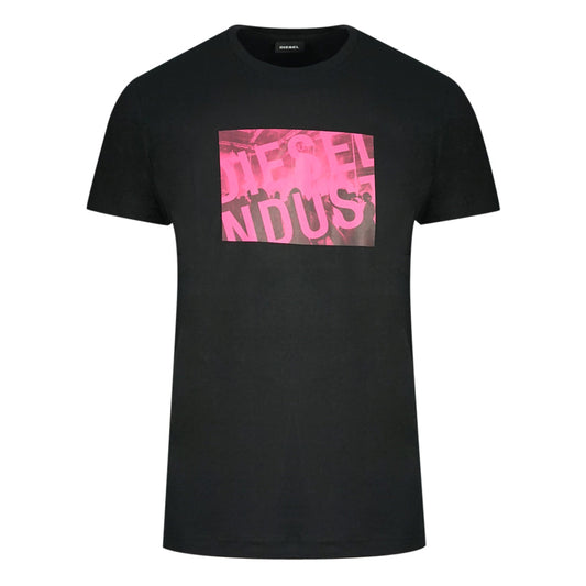 Diesel T Diego K16 Box Logo Black T Shirt