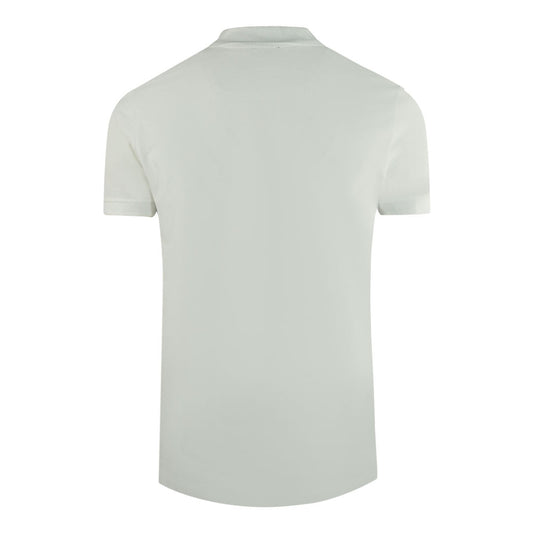 Diesel Division Logo White Polo Shirt