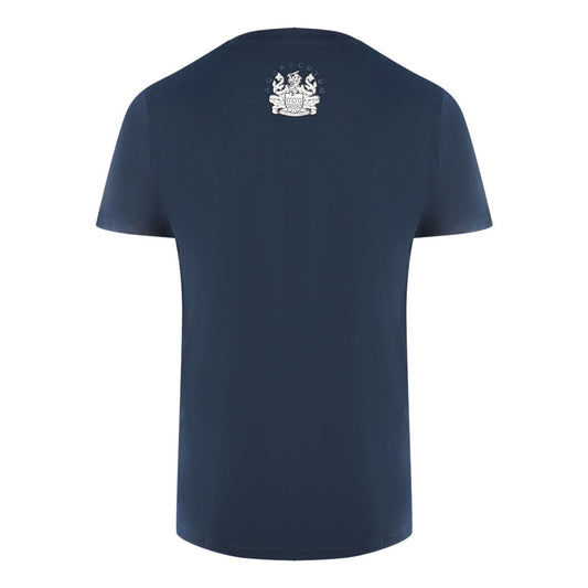 Aquascutum London Embroidered A Logo Navy Blue T Shirt