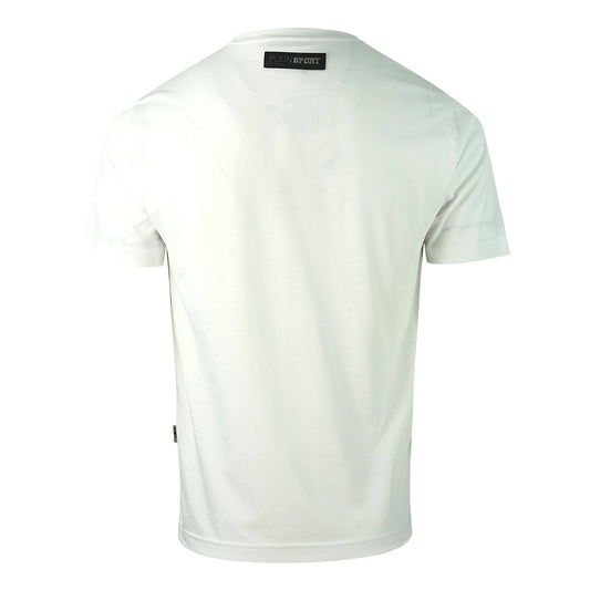 Philipp Plein Sport Blue Block White T Shirt
