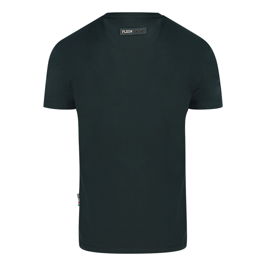 Philipp Plein Sport Block Gold Logo Black T Shirt