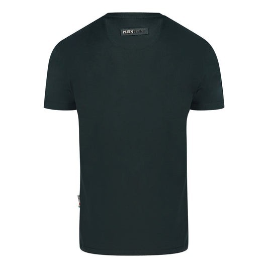 Philipp Plein Sport Block Gold Logo Black T Shirt