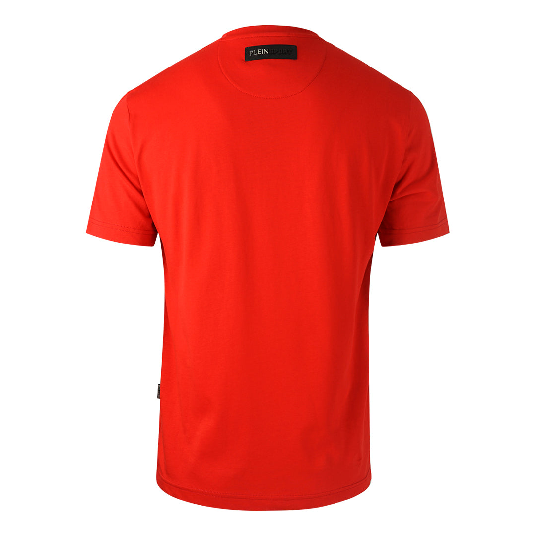 Plein Sport Tiger Head Logo Red T-Shirt TIPS127