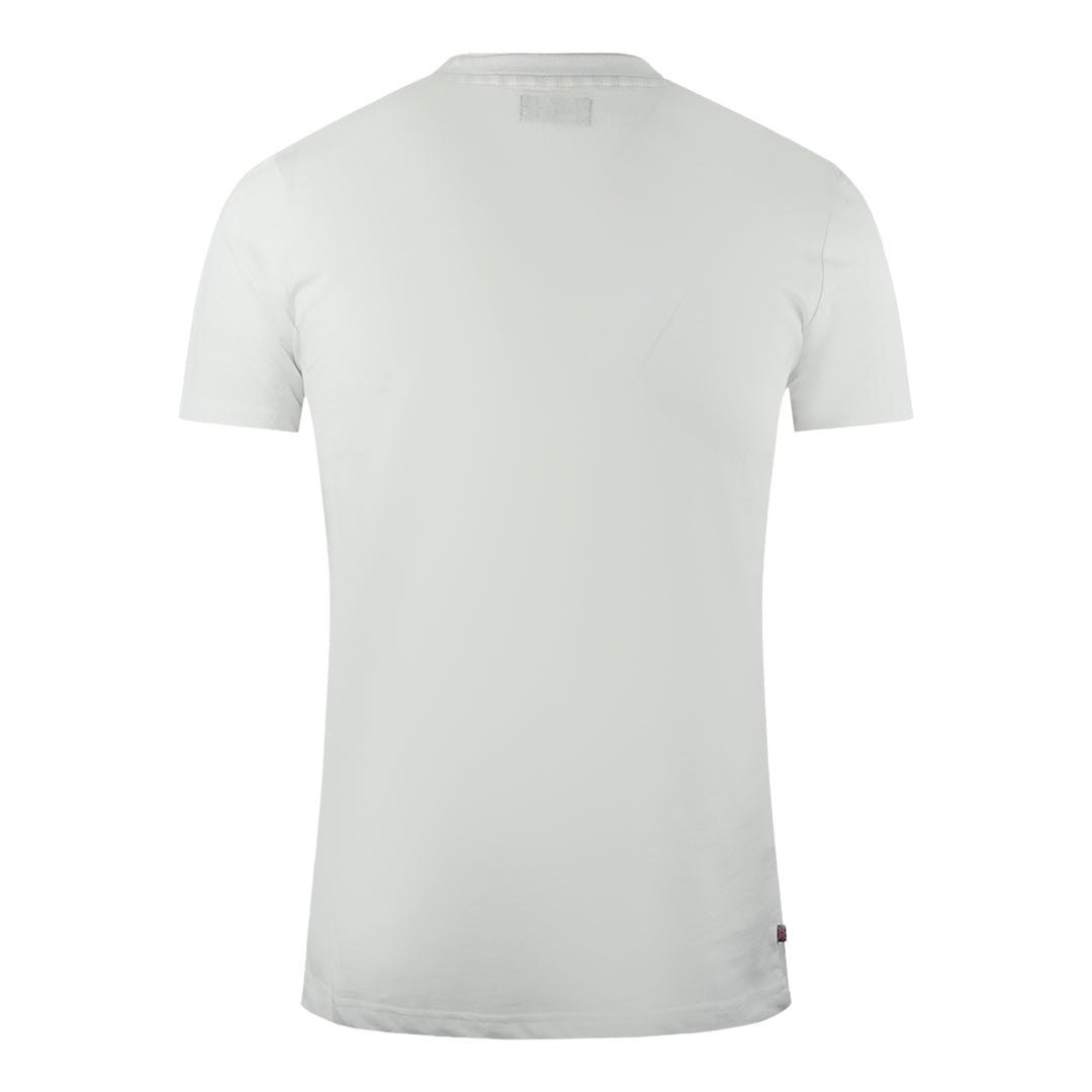 Aquascutum Active Small Logo Pocket Optical White T-Shirt AA FW23 TS004 01